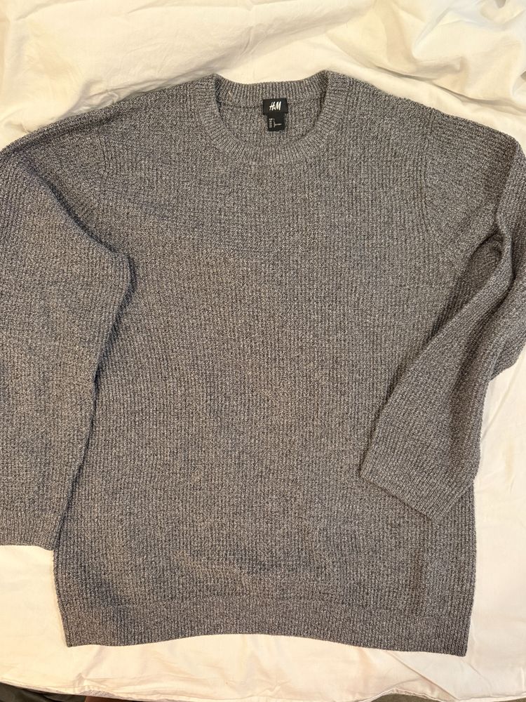 H&M Grey Knit Sweater image 1